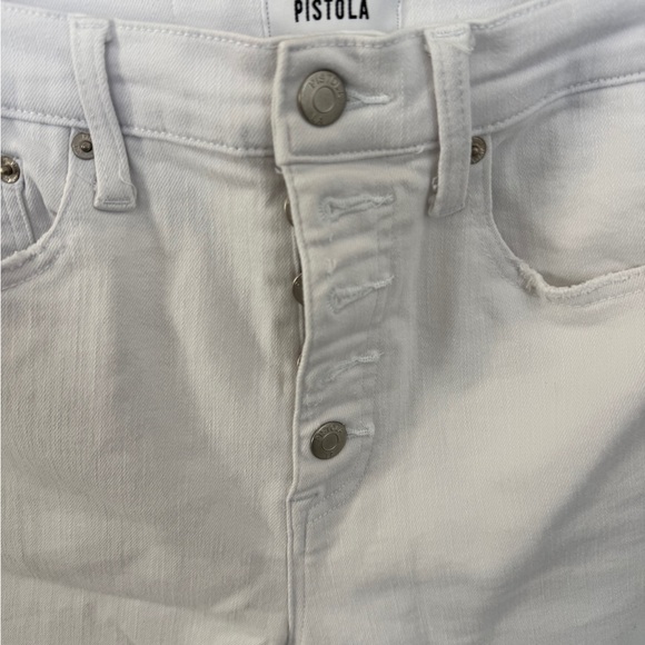 Pistola High Rise White Jeans - Picture 3 of 9